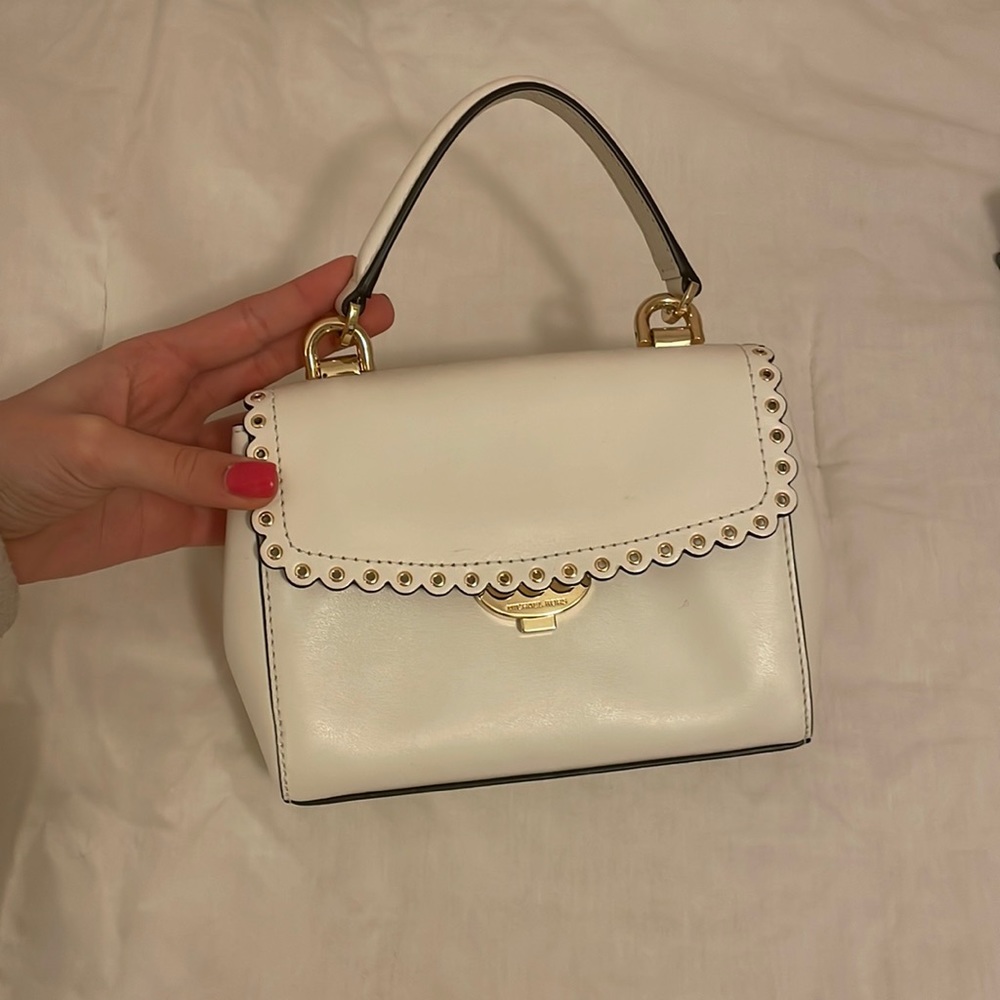 Authentic Michel Kors white bag